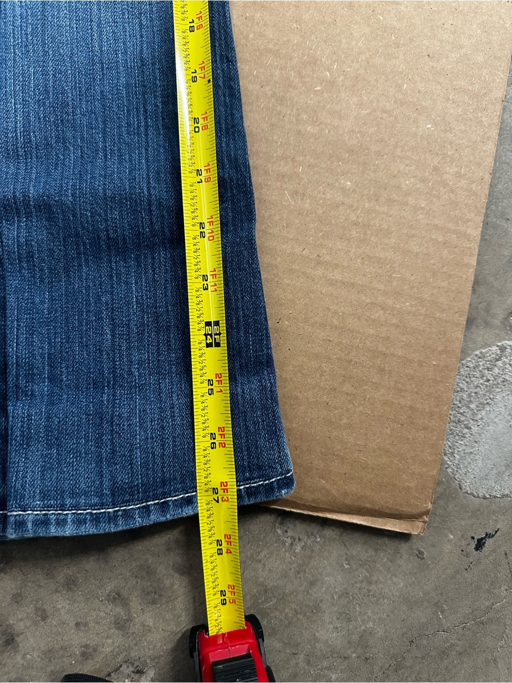 Big Star Women's Casey K Low Rise Bootcut Blue Jeans 26R - Picture 6 of 7